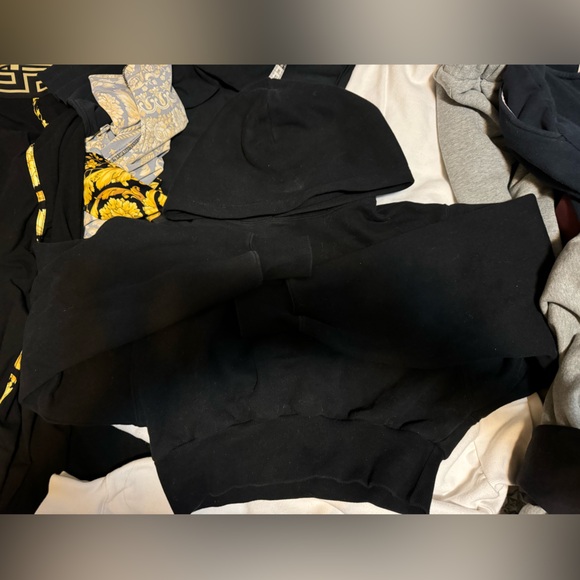 TWO TNA cozy AF cropped sweatshirt - black and white - Picture 9 of 10